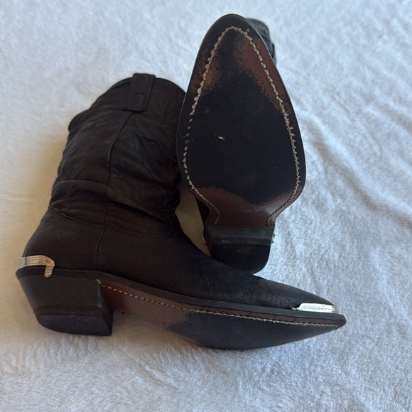 Dingo Black Cowboy Boots - Picture 4 of 6